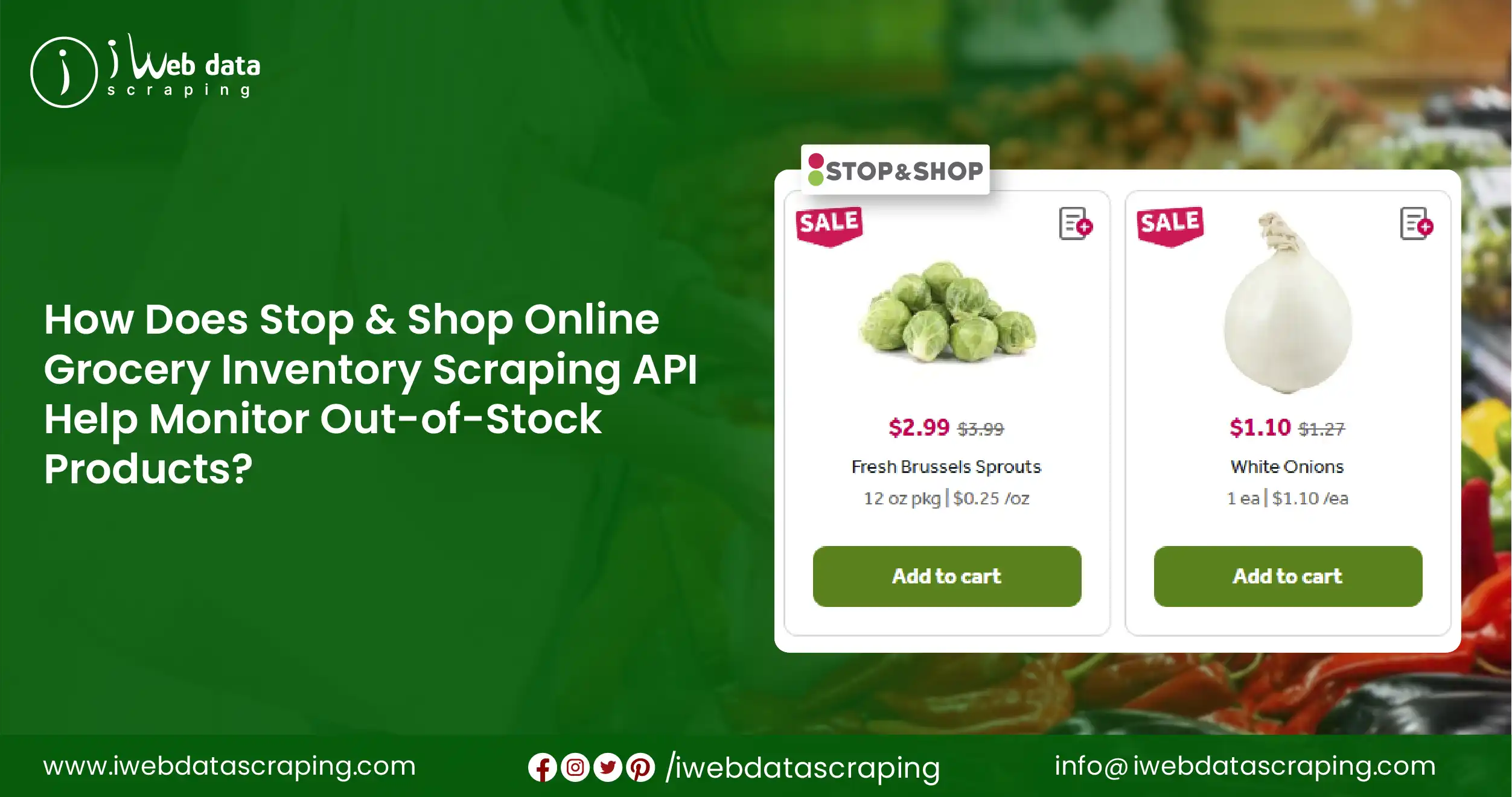 MonitorStop & Shop Online Grocery Inventory Scraping API